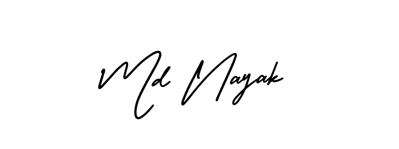 Make a short Md Nayak signature style. Manage your documents anywhere anytime using AmerikaSignatureDemo-Regular. Create and add eSignatures, submit forms, share and send files easily. Md Nayak signature style 3 images and pictures png