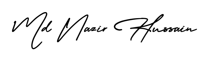 Make a beautiful signature design for name Md Nazir Hussain. With this signature (AmerikaSignatureDemo-Regular) style, you can create a handwritten signature for free. Md Nazir Hussain signature style 3 images and pictures png