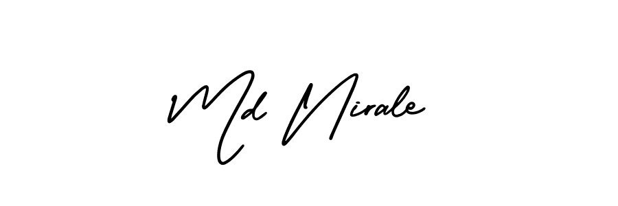 Check out images of Autograph of Md Nirale name. Actor Md Nirale Signature Style. AmerikaSignatureDemo-Regular is a professional sign style online. Md Nirale signature style 3 images and pictures png