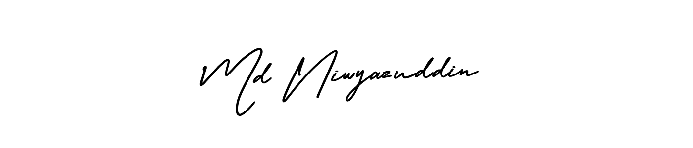 Similarly AmerikaSignatureDemo-Regular is the best handwritten signature design. Signature creator online .You can use it as an online autograph creator for name Md Niwyazuddin. Md Niwyazuddin signature style 3 images and pictures png