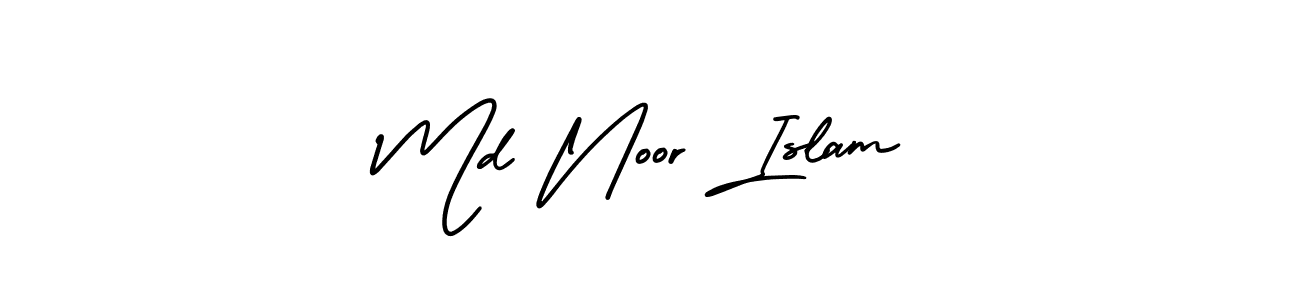 Also You can easily find your signature by using the search form. We will create Md Noor Islam name handwritten signature images for you free of cost using AmerikaSignatureDemo-Regular sign style. Md Noor Islam signature style 3 images and pictures png