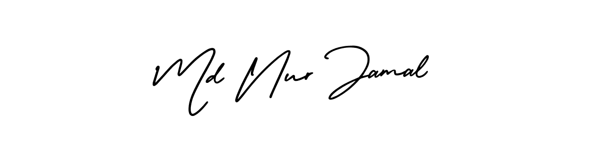 if you are searching for the best signature style for your name Md Nur Jamal. so please give up your signature search. here we have designed multiple signature styles  using AmerikaSignatureDemo-Regular. Md Nur Jamal signature style 3 images and pictures png