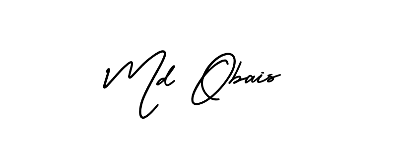 Also we have Md Obais name is the best signature style. Create professional handwritten signature collection using AmerikaSignatureDemo-Regular autograph style. Md Obais signature style 3 images and pictures png