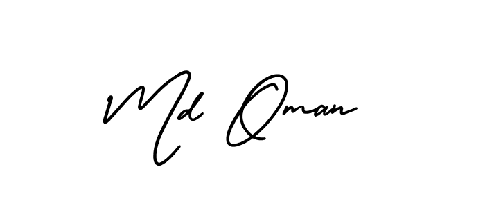 Make a beautiful signature design for name Md Oman. Use this online signature maker to create a handwritten signature for free. Md Oman signature style 3 images and pictures png