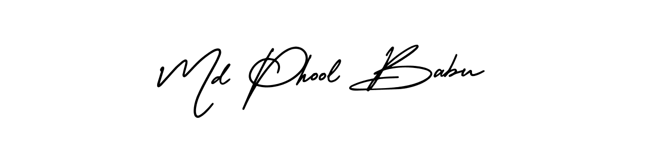 Design your own signature with our free online signature maker. With this signature software, you can create a handwritten (AmerikaSignatureDemo-Regular) signature for name Md Phool Babu. Md Phool Babu signature style 3 images and pictures png