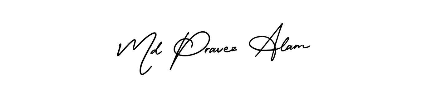 Here are the top 10 professional signature styles for the name Md Pravez Alam. These are the best autograph styles you can use for your name. Md Pravez Alam signature style 3 images and pictures png