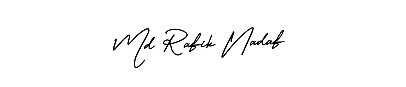 Similarly AmerikaSignatureDemo-Regular is the best handwritten signature design. Signature creator online .You can use it as an online autograph creator for name Md Rafik Nadaf. Md Rafik Nadaf signature style 3 images and pictures png