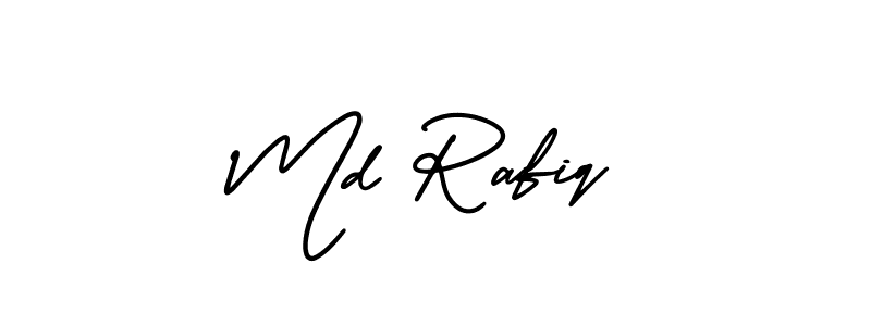 It looks lik you need a new signature style for name Md Rafiq. Design unique handwritten (AmerikaSignatureDemo-Regular) signature with our free signature maker in just a few clicks. Md Rafiq signature style 3 images and pictures png