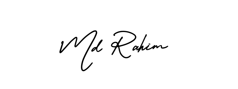 This is the best signature style for the Md Rahim name. Also you like these signature font (AmerikaSignatureDemo-Regular). Mix name signature. Md Rahim signature style 3 images and pictures png