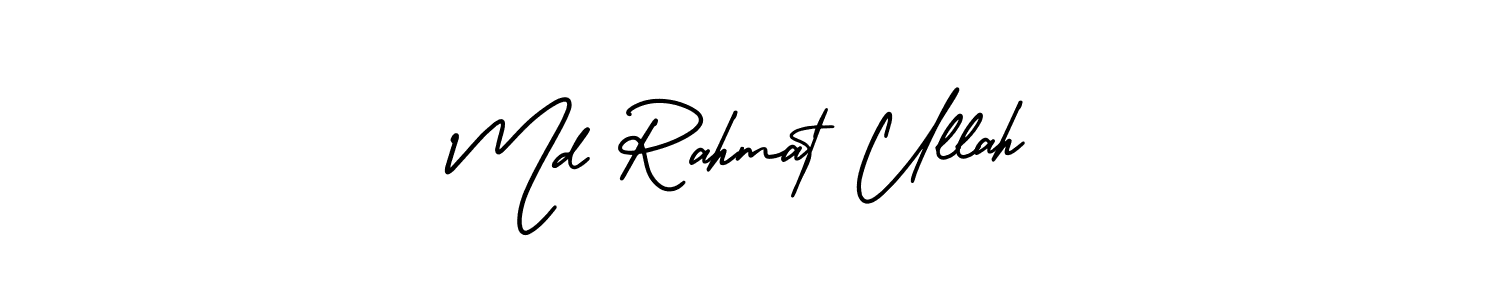 Make a short Md Rahmat Ullah signature style. Manage your documents anywhere anytime using AmerikaSignatureDemo-Regular. Create and add eSignatures, submit forms, share and send files easily. Md Rahmat Ullah signature style 3 images and pictures png
