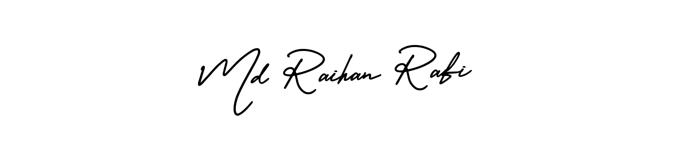 Also You can easily find your signature by using the search form. We will create Md Raihan Rafi name handwritten signature images for you free of cost using AmerikaSignatureDemo-Regular sign style. Md Raihan Rafi signature style 3 images and pictures png