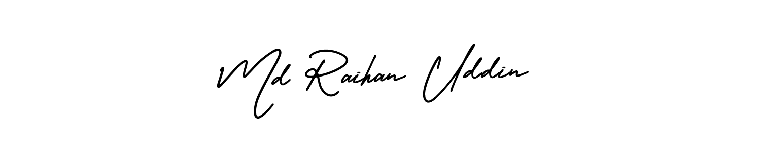 Best and Professional Signature Style for Md Raihan Uddin. AmerikaSignatureDemo-Regular Best Signature Style Collection. Md Raihan Uddin signature style 3 images and pictures png