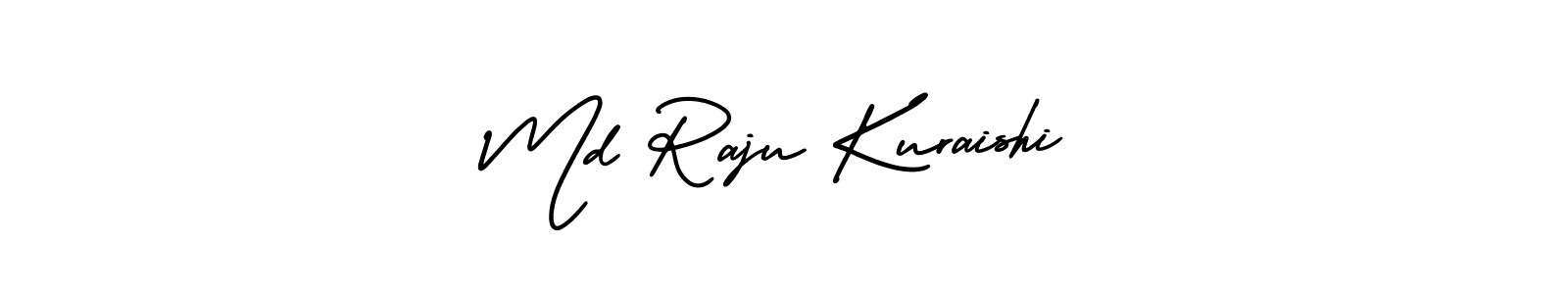 Also You can easily find your signature by using the search form. We will create Md Raju Kuraishi name handwritten signature images for you free of cost using AmerikaSignatureDemo-Regular sign style. Md Raju Kuraishi signature style 3 images and pictures png