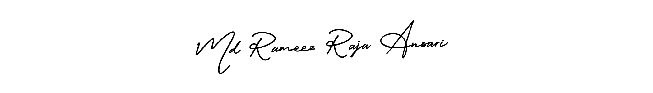 Also You can easily find your signature by using the search form. We will create Md Rameez Raja Ansari name handwritten signature images for you free of cost using AmerikaSignatureDemo-Regular sign style. Md Rameez Raja Ansari signature style 3 images and pictures png