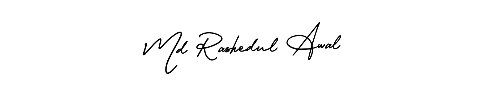 You can use this online signature creator to create a handwritten signature for the name Md Rashedul Awal. This is the best online autograph maker. Md Rashedul Awal signature style 3 images and pictures png