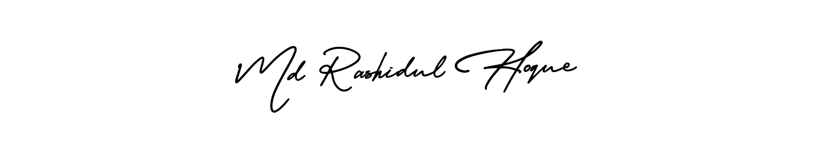 Also You can easily find your signature by using the search form. We will create Md Rashidul Hoque name handwritten signature images for you free of cost using AmerikaSignatureDemo-Regular sign style. Md Rashidul Hoque signature style 3 images and pictures png