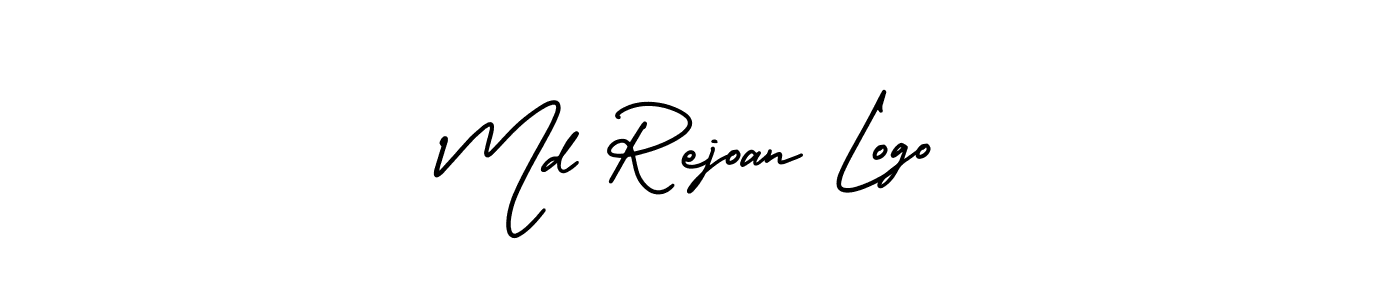 How to make Md Rejoan Logo name signature. Use AmerikaSignatureDemo-Regular style for creating short signs online. This is the latest handwritten sign. Md Rejoan Logo signature style 3 images and pictures png