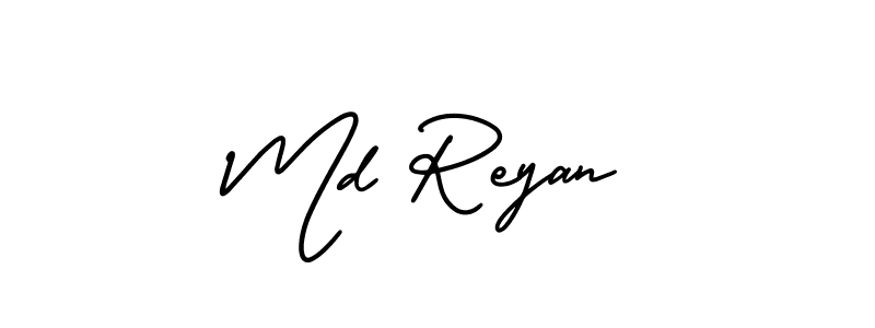 AmerikaSignatureDemo-Regular is a professional signature style that is perfect for those who want to add a touch of class to their signature. It is also a great choice for those who want to make their signature more unique. Get Md Reyan name to fancy signature for free. Md Reyan signature style 3 images and pictures png