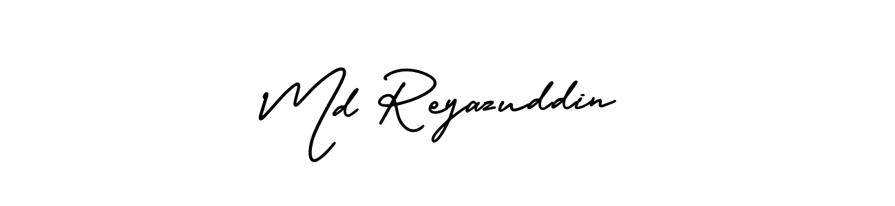 Make a short Md Reyazuddin signature style. Manage your documents anywhere anytime using AmerikaSignatureDemo-Regular. Create and add eSignatures, submit forms, share and send files easily. Md Reyazuddin signature style 3 images and pictures png