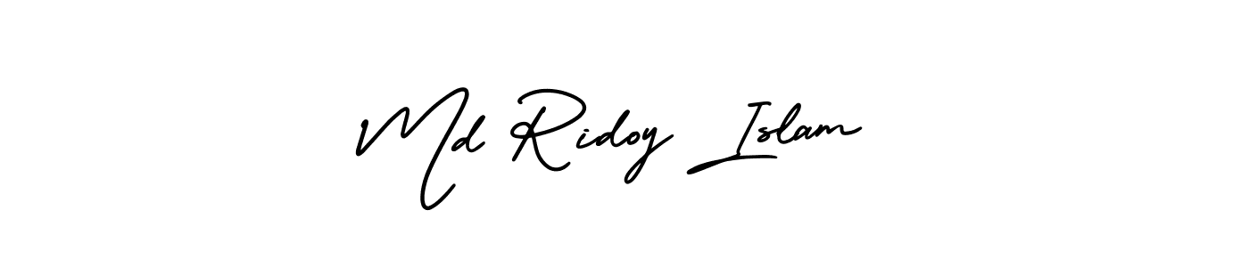 Also we have Md Ridoy Islam name is the best signature style. Create professional handwritten signature collection using AmerikaSignatureDemo-Regular autograph style. Md Ridoy Islam signature style 3 images and pictures png