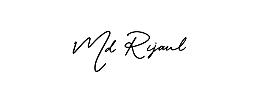 if you are searching for the best signature style for your name Md Rijaul. so please give up your signature search. here we have designed multiple signature styles  using AmerikaSignatureDemo-Regular. Md Rijaul signature style 3 images and pictures png