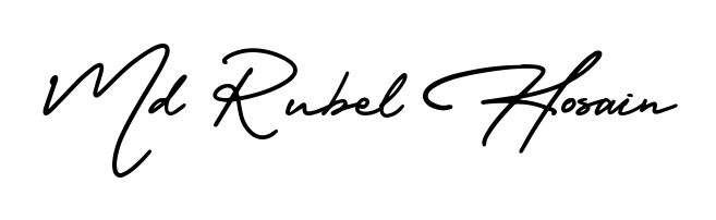 Get inspired by this graceful AmerikaSignatureDemo-Regular signature style for name Md Rubel Hosain. Smooth loops and balanced proportions for everyday use. Md Rubel Hosain signature style 3 images and pictures png