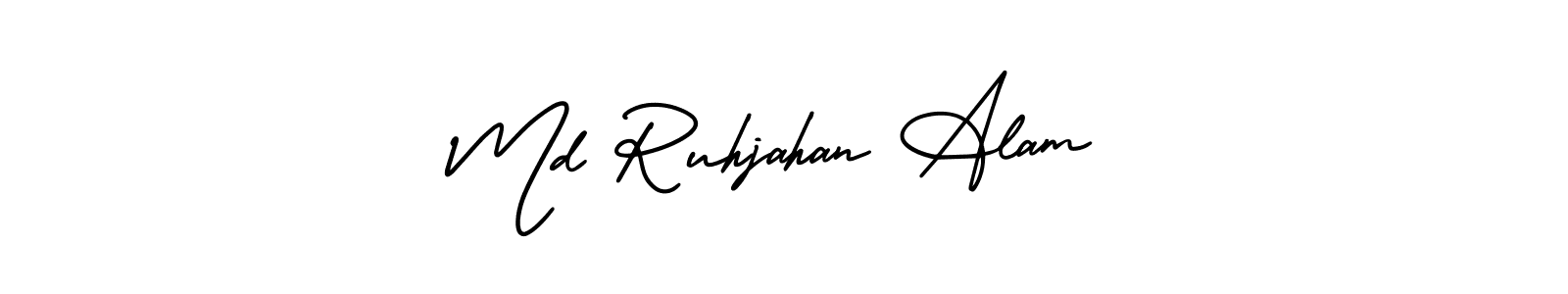 How to make Md Ruhjahan Alam signature? AmerikaSignatureDemo-Regular is a professional autograph style. Create handwritten signature for Md Ruhjahan Alam name. Md Ruhjahan Alam signature style 3 images and pictures png
