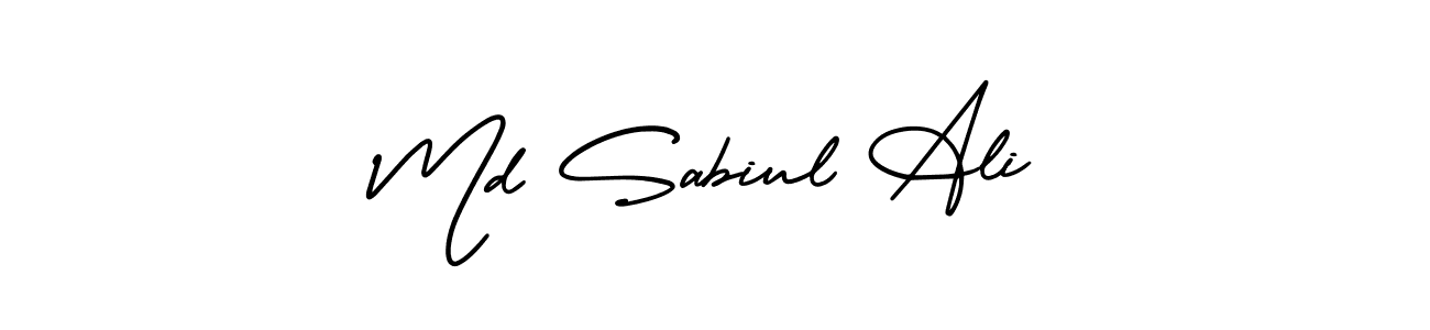Make a short Md Sabiul Ali signature style. Manage your documents anywhere anytime using AmerikaSignatureDemo-Regular. Create and add eSignatures, submit forms, share and send files easily. Md Sabiul Ali signature style 3 images and pictures png