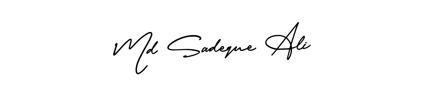 Here are the top 10 professional signature styles for the name Md Sadeque Ali. These are the best autograph styles you can use for your name. Md Sadeque Ali signature style 3 images and pictures png