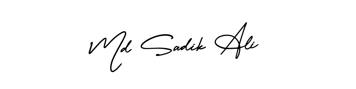 Make a beautiful signature design for name Md Sadik Ali. Use this online signature maker to create a handwritten signature for free. Md Sadik Ali signature style 3 images and pictures png