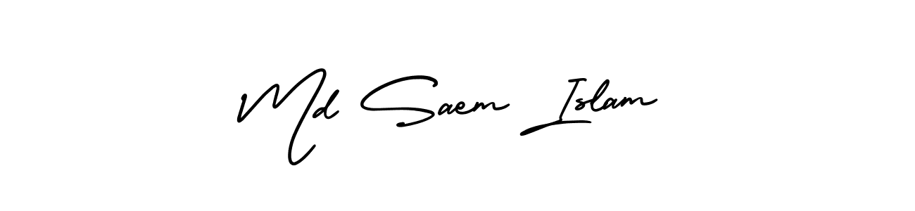 Also we have Md Saem Islam name is the best signature style. Create professional handwritten signature collection using AmerikaSignatureDemo-Regular autograph style. Md Saem Islam signature style 3 images and pictures png