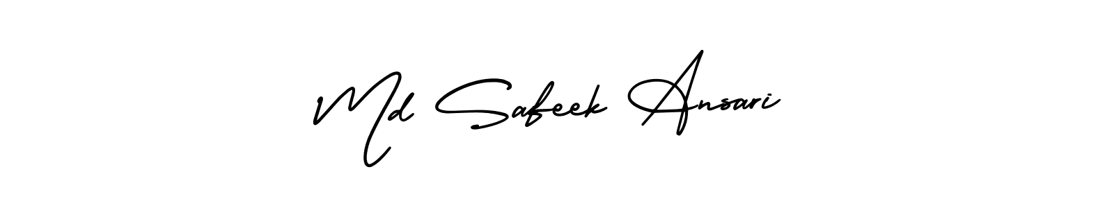 Best and Professional Signature Style for Md Safeek Ansari. AmerikaSignatureDemo-Regular Best Signature Style Collection. Md Safeek Ansari signature style 3 images and pictures png
