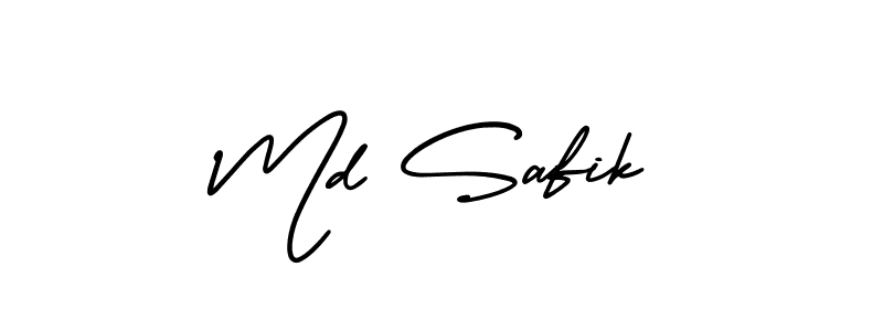 Best and Professional Signature Style for Md Safik. AmerikaSignatureDemo-Regular Best Signature Style Collection. Md Safik signature style 3 images and pictures png