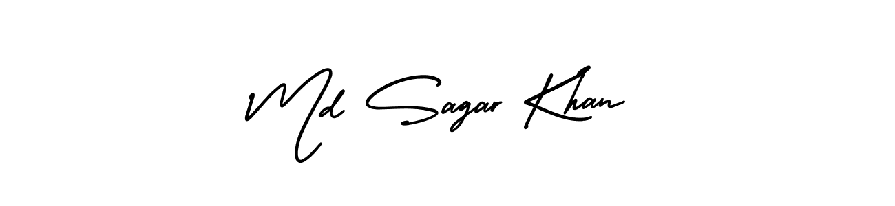if you are searching for the best signature style for your name Md Sagar Khan. so please give up your signature search. here we have designed multiple signature styles  using AmerikaSignatureDemo-Regular. Md Sagar Khan signature style 3 images and pictures png