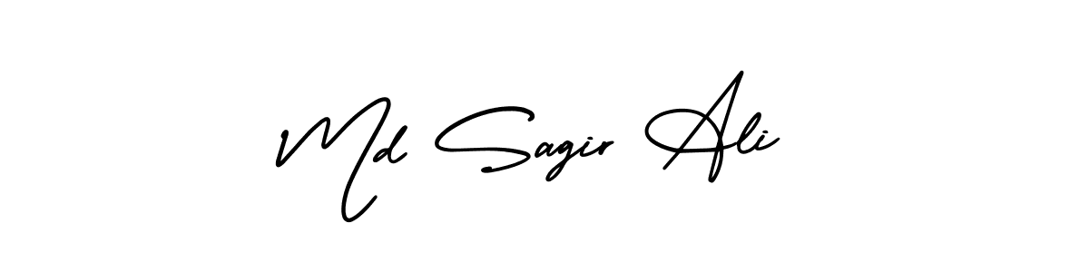 Design your own signature with our free online signature maker. With this signature software, you can create a handwritten (AmerikaSignatureDemo-Regular) signature for name Md Sagir Ali. Md Sagir Ali signature style 3 images and pictures png
