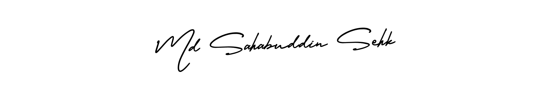 if you are searching for the best signature style for your name Md Sahabuddin Sehk. so please give up your signature search. here we have designed multiple signature styles  using AmerikaSignatureDemo-Regular. Md Sahabuddin Sehk signature style 3 images and pictures png