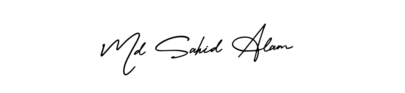 It looks lik you need a new signature style for name Md Sahid Alam. Design unique handwritten (AmerikaSignatureDemo-Regular) signature with our free signature maker in just a few clicks. Md Sahid Alam signature style 3 images and pictures png