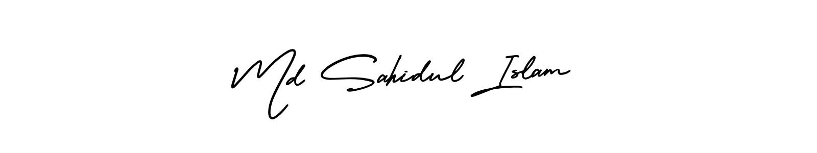if you are searching for the best signature style for your name Md Sahidul Islam. so please give up your signature search. here we have designed multiple signature styles  using AmerikaSignatureDemo-Regular. Md Sahidul Islam signature style 3 images and pictures png