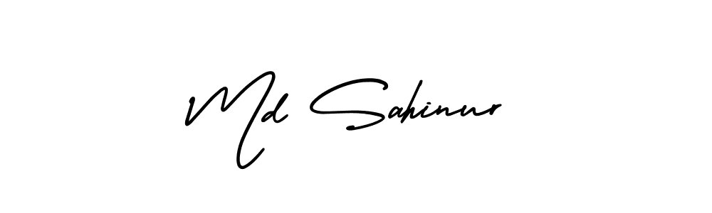 Create a beautiful signature design for name Md Sahinur. With this signature (AmerikaSignatureDemo-Regular) fonts, you can make a handwritten signature for free. Md Sahinur signature style 3 images and pictures png