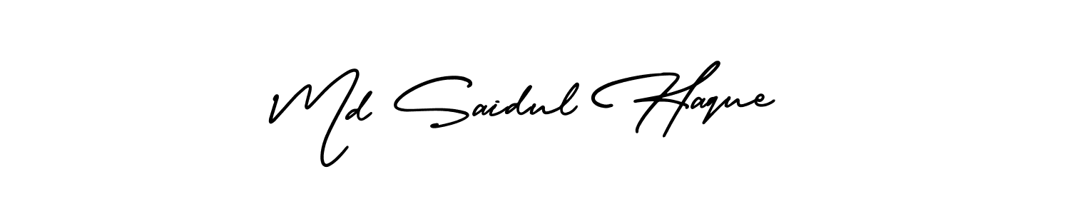 Check out images of Autograph of Md Saidul Haque name. Actor Md Saidul Haque Signature Style. AmerikaSignatureDemo-Regular is a professional sign style online. Md Saidul Haque signature style 3 images and pictures png