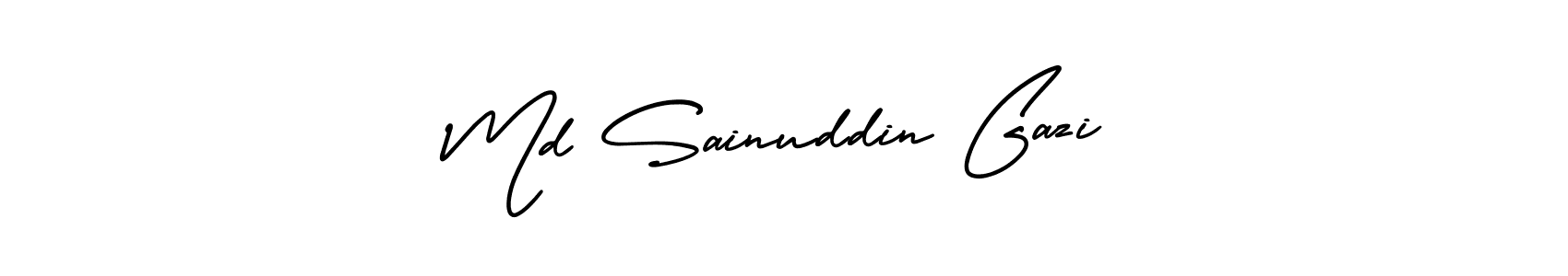 Make a beautiful signature design for name Md Sainuddin Gazi. Use this online signature maker to create a handwritten signature for free. Md Sainuddin Gazi signature style 3 images and pictures png