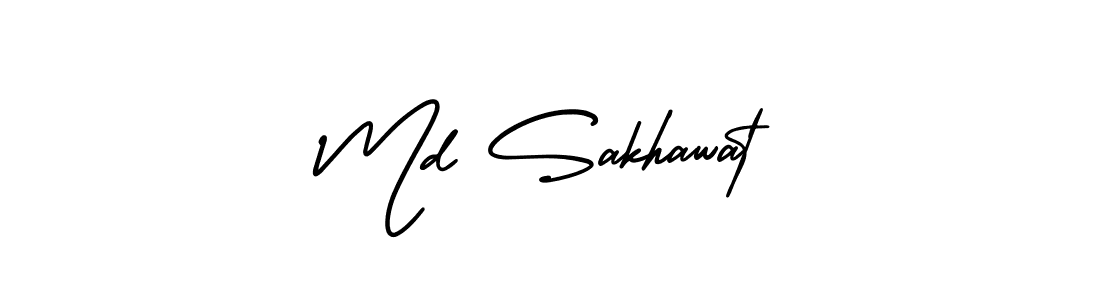 if you are searching for the best signature style for your name Md Sakhawat. so please give up your signature search. here we have designed multiple signature styles  using AmerikaSignatureDemo-Regular. Md Sakhawat signature style 3 images and pictures png