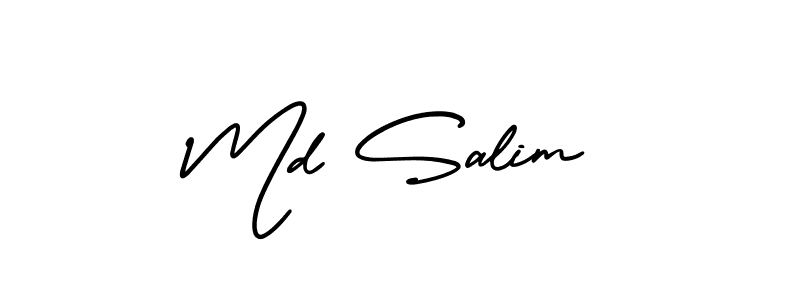 if you are searching for the best signature style for your name Md Salim. so please give up your signature search. here we have designed multiple signature styles  using AmerikaSignatureDemo-Regular. Md Salim signature style 3 images and pictures png