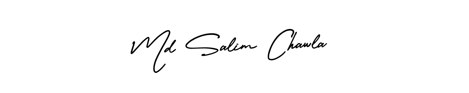 Best and Professional Signature Style for Md Salim Chawla. AmerikaSignatureDemo-Regular Best Signature Style Collection. Md Salim Chawla signature style 3 images and pictures png