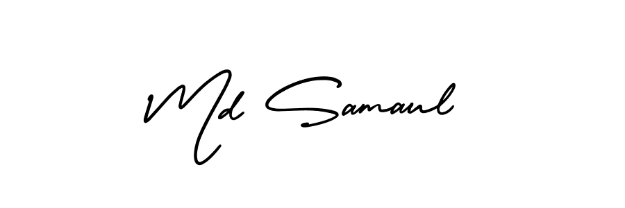 Best and Professional Signature Style for Md Samaul. AmerikaSignatureDemo-Regular Best Signature Style Collection. Md Samaul signature style 3 images and pictures png