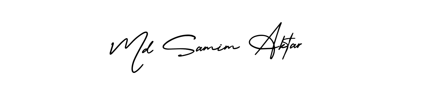 How to make Md Samim Aktar signature? AmerikaSignatureDemo-Regular is a professional autograph style. Create handwritten signature for Md Samim Aktar name. Md Samim Aktar signature style 3 images and pictures png