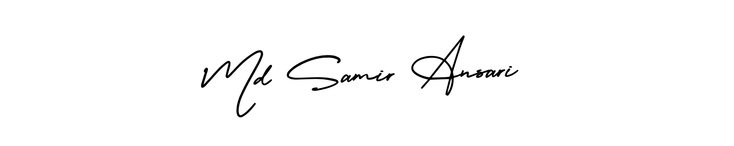 Make a beautiful signature design for name Md Samir Ansari. Use this online signature maker to create a handwritten signature for free. Md Samir Ansari signature style 3 images and pictures png