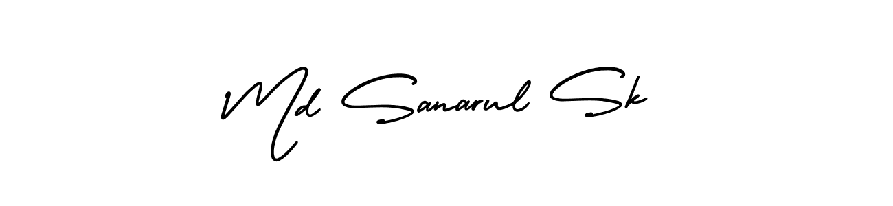 Similarly AmerikaSignatureDemo-Regular is the best handwritten signature design. Signature creator online .You can use it as an online autograph creator for name Md Sanarul Sk. Md Sanarul Sk signature style 3 images and pictures png