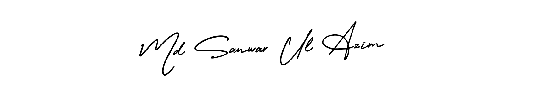 Similarly AmerikaSignatureDemo-Regular is the best handwritten signature design. Signature creator online .You can use it as an online autograph creator for name Md Sanwar Ul Azim. Md Sanwar Ul Azim signature style 3 images and pictures png