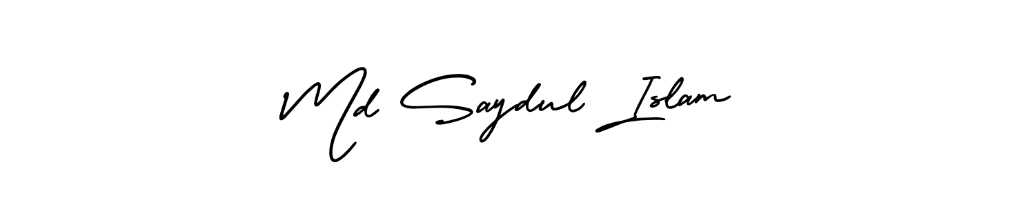 Md Saydul Islam stylish signature style. Best Handwritten Sign (AmerikaSignatureDemo-Regular) for my name. Handwritten Signature Collection Ideas for my name Md Saydul Islam. Md Saydul Islam signature style 3 images and pictures png